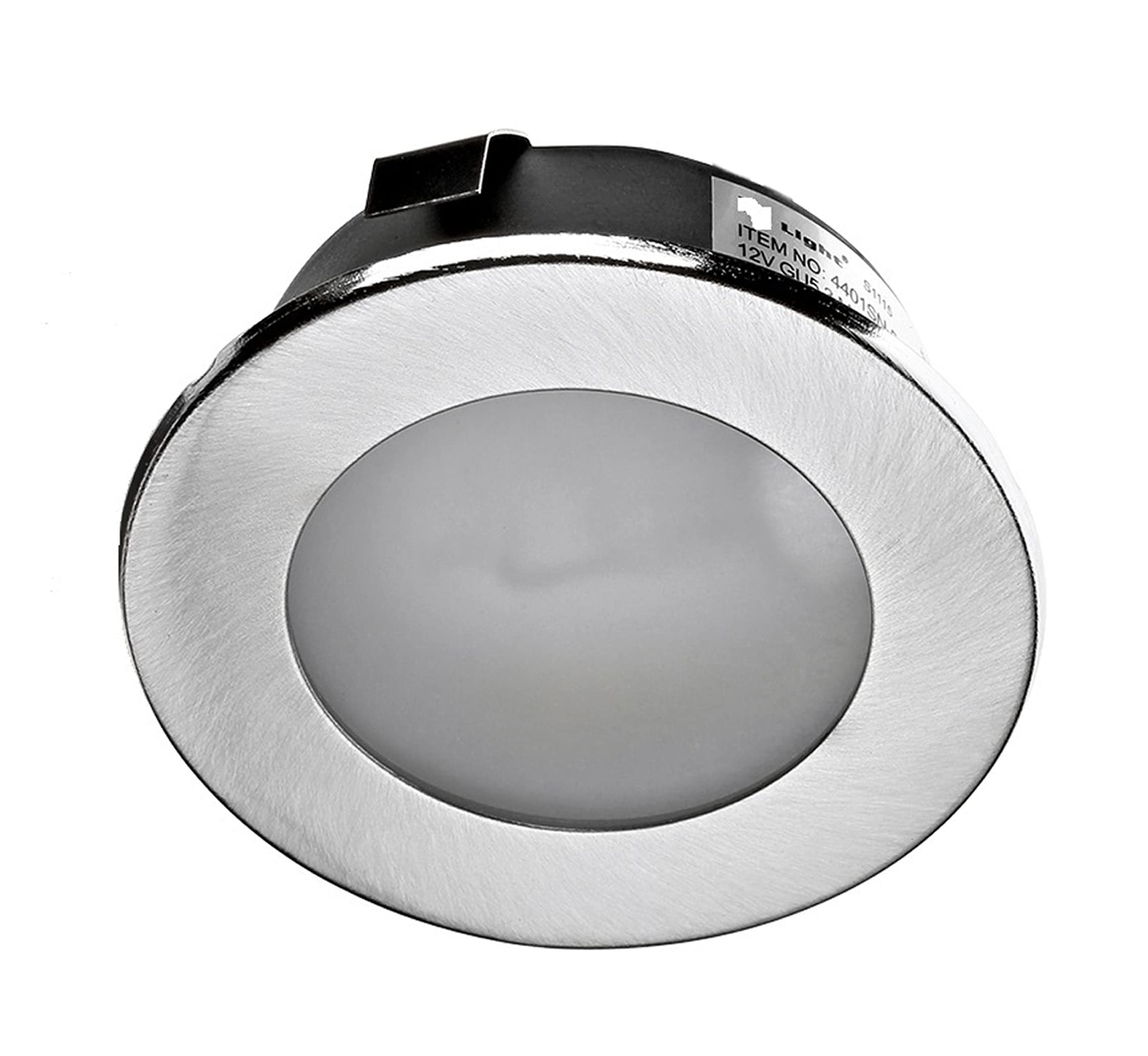 feinlux LED Einbauleuchte G4 12V 57mm Edelstahl gebürstet
