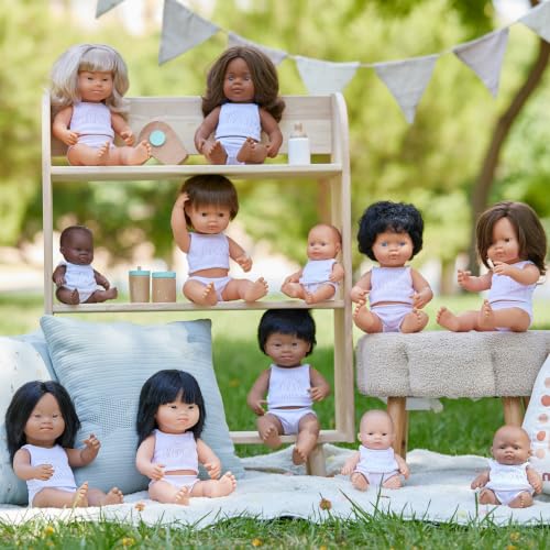 Miniland Dolls Babypuppe Junge 38cm Down Syndrom Lateinamerika