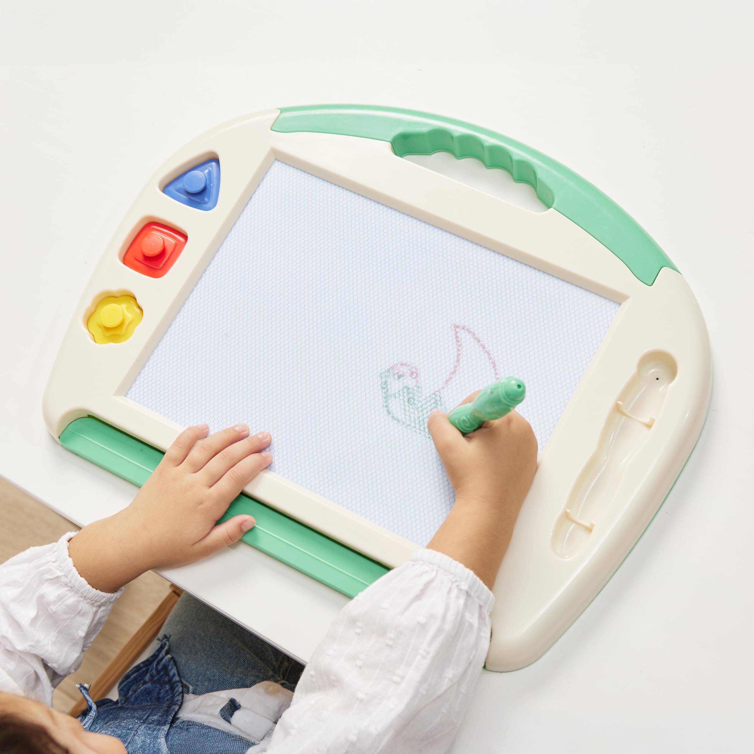 Miniland Tablemark Magnetische Zeichentafel mit Stift mehrfarbig