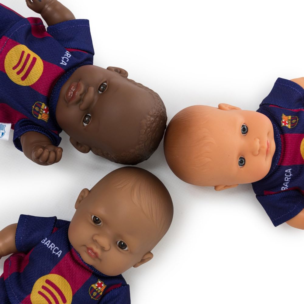 Miniland FC Barcelona Puppe 21 cm lateinamerikanisch beweglich