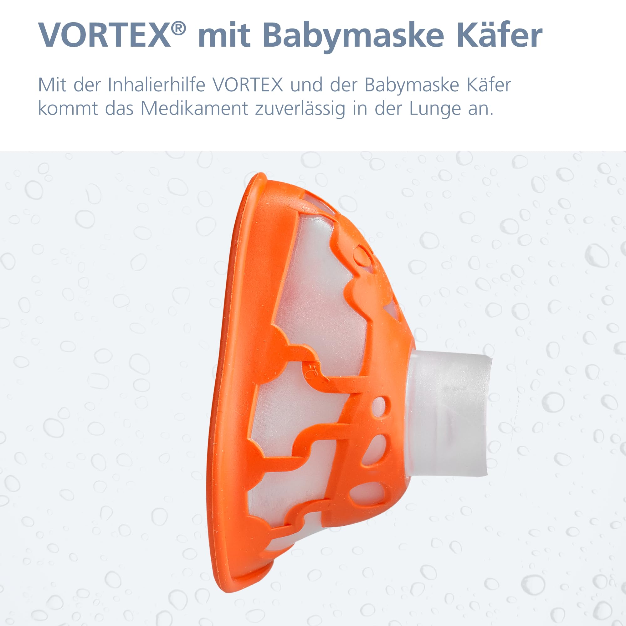 PARI VORTEX Maske Baby Käfer 0-2 Jahre Inhalierhilfe