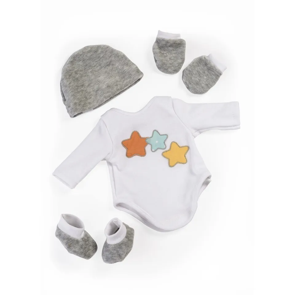 Miniland Babyausstattung Geschenkset 38-40cm Puppenkleidung Body