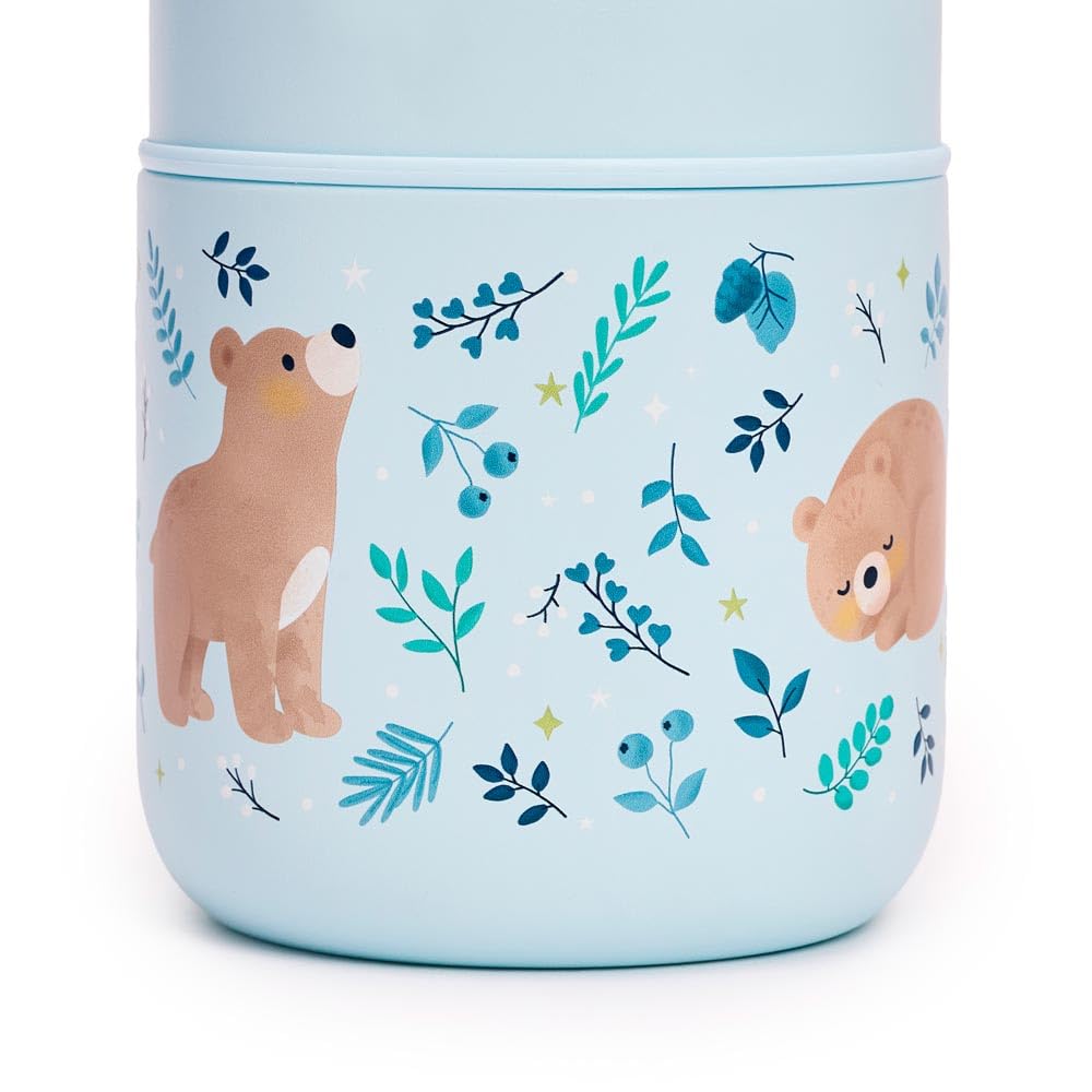 Miniland Thermy Speisebehälter 280 ml Blau Bear auslaufsicher