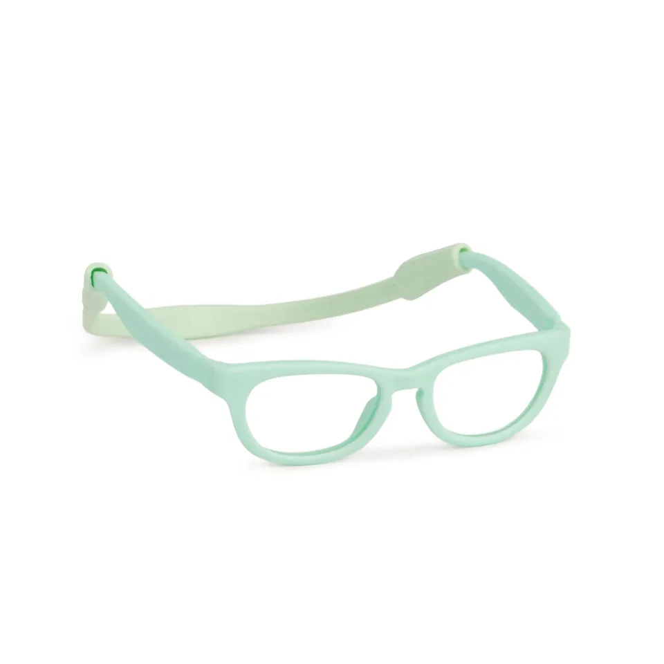 Miniland Dolls Brille 38cm Puppenbrille türkis flexibel