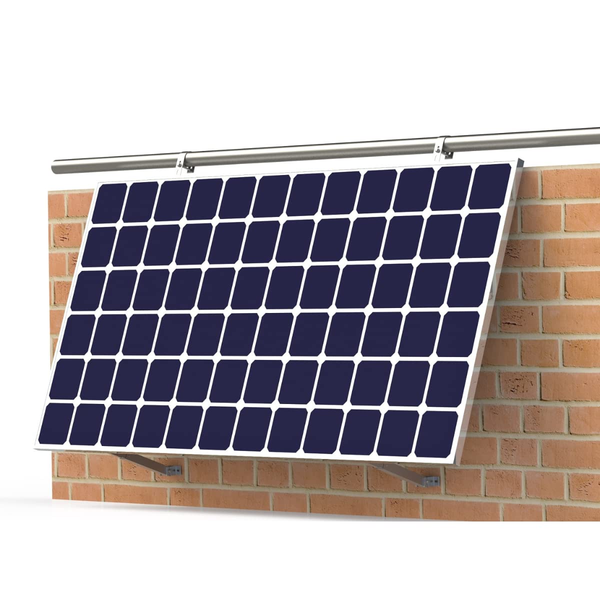 SOLAR ALLin Balkonhaken-Montageset Plus 0-30° Alu