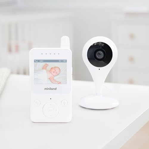 Miniland Digimonitor 2,4 Babyphone mit Kamera Nachtsicht