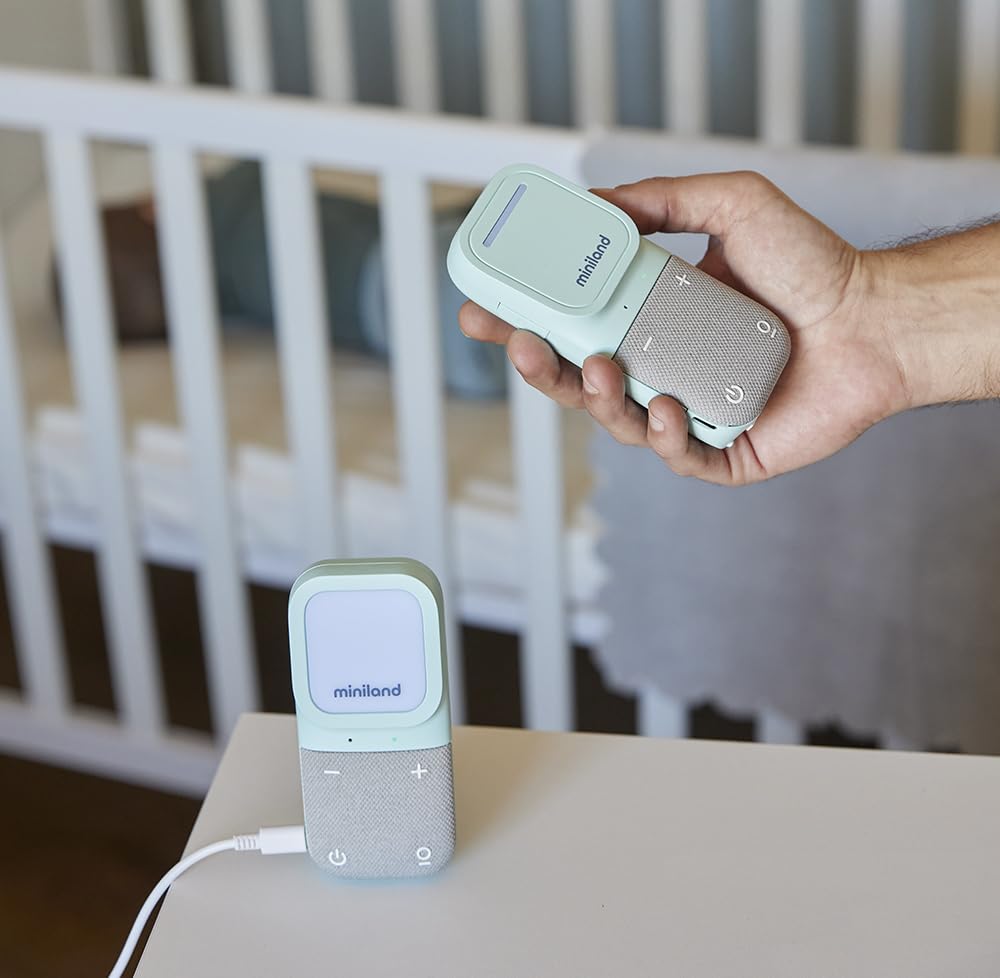 Miniland Digitalk Lite Audio-Babyphone 300 m mit Nachtlicht