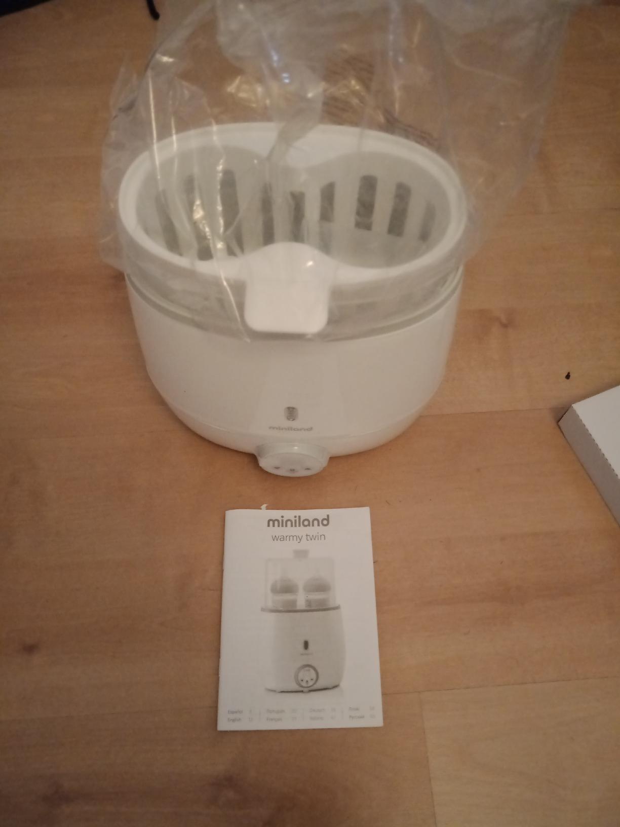Miniland Nutrition Flaschenwärmer Sterilisator 2 Flaschen