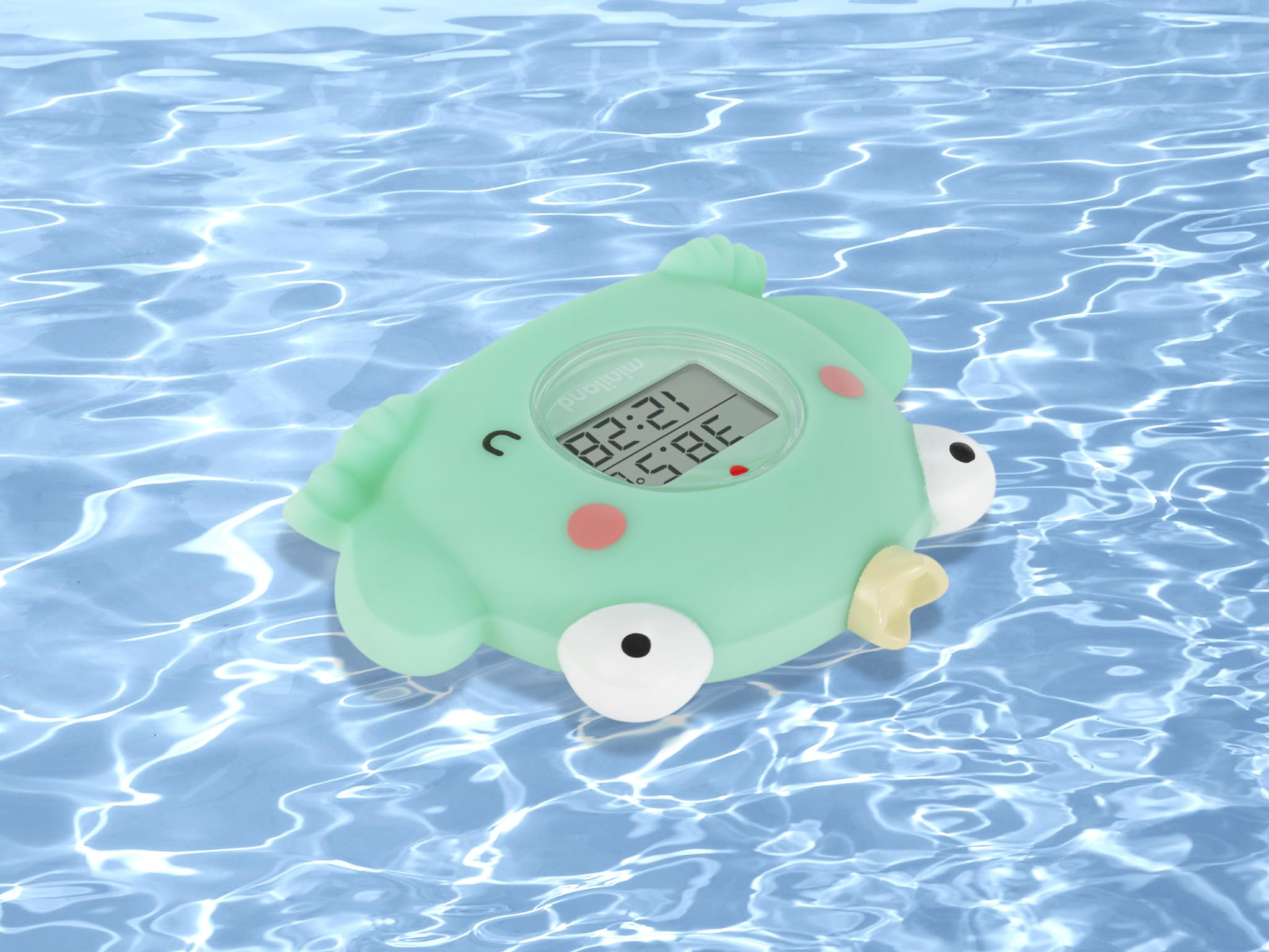 Miniland Thermo Bath Badethermometer mit Uhr