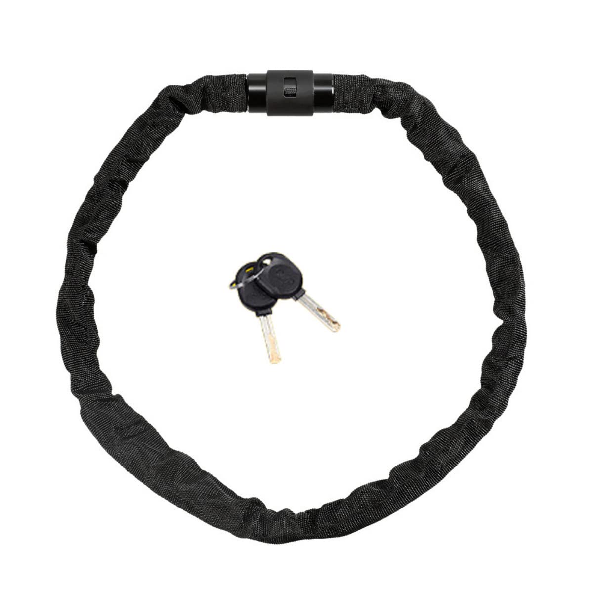 smartEC Fahrradschlösser Kettenschloss 120 cm Schlüssel