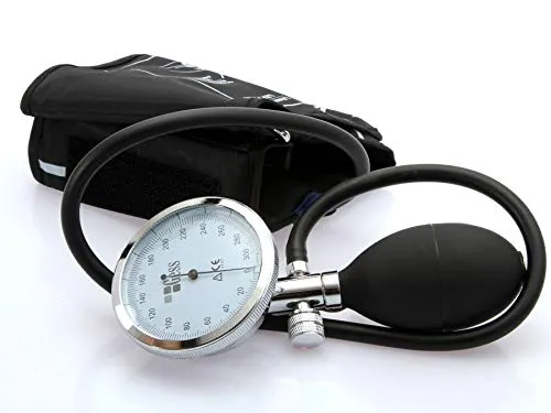 Gess Optimum Blutdruckmessgerät Oberarm analog mit Stethoskop