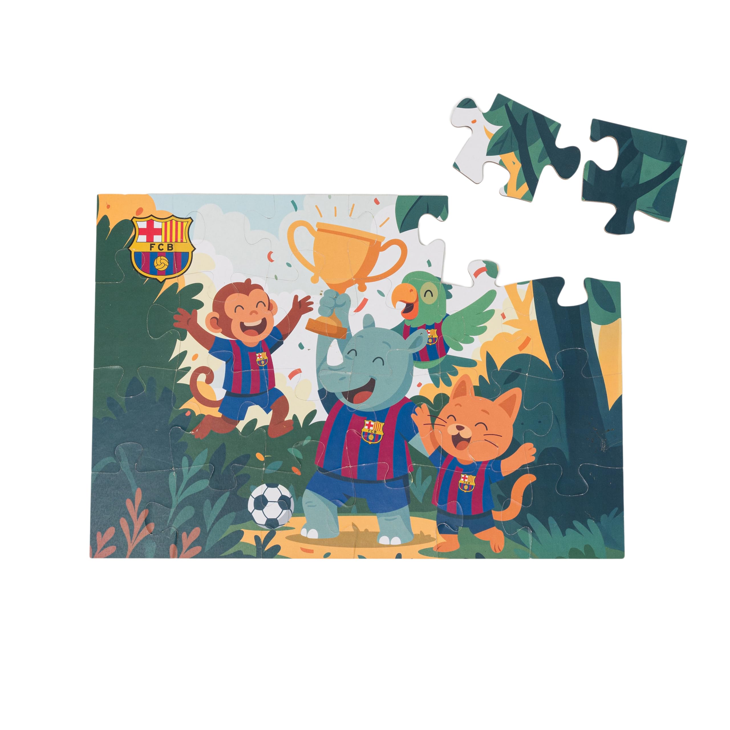 Miniland Puzzles FC Barcelona Puzzle 24 Teile ab 3 Jahren
