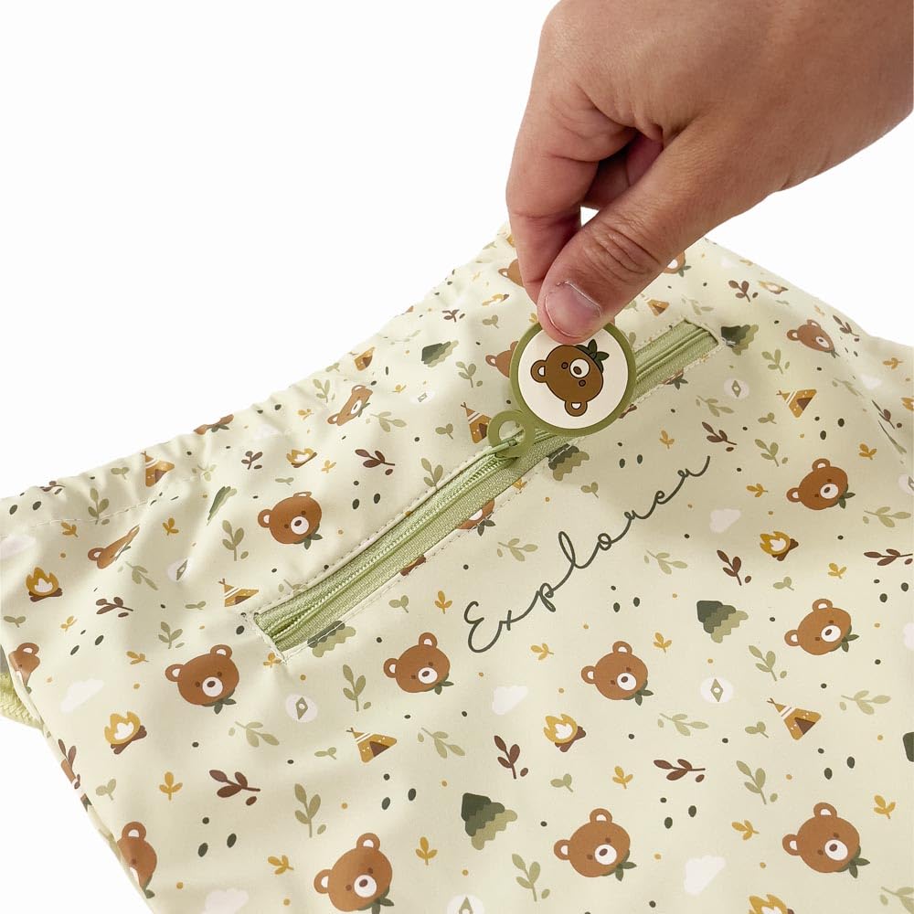 Miniland Kiddie Sack Explorer Turnbeutel wasserdicht mit Kordelzug