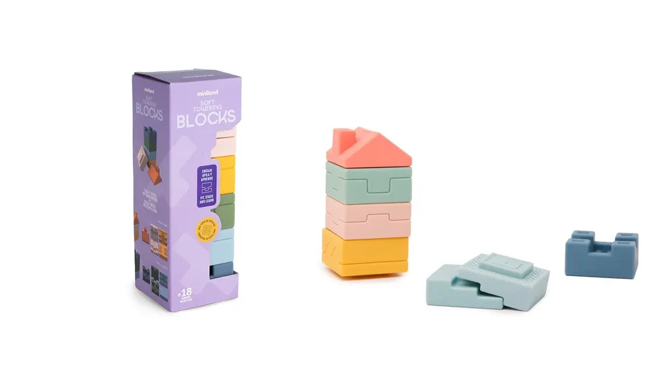 Miniland Soft Towering Blocks Stapelspiel