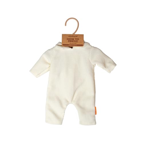 Miniland Puppenpyjama mit Mütze beige 38 cm