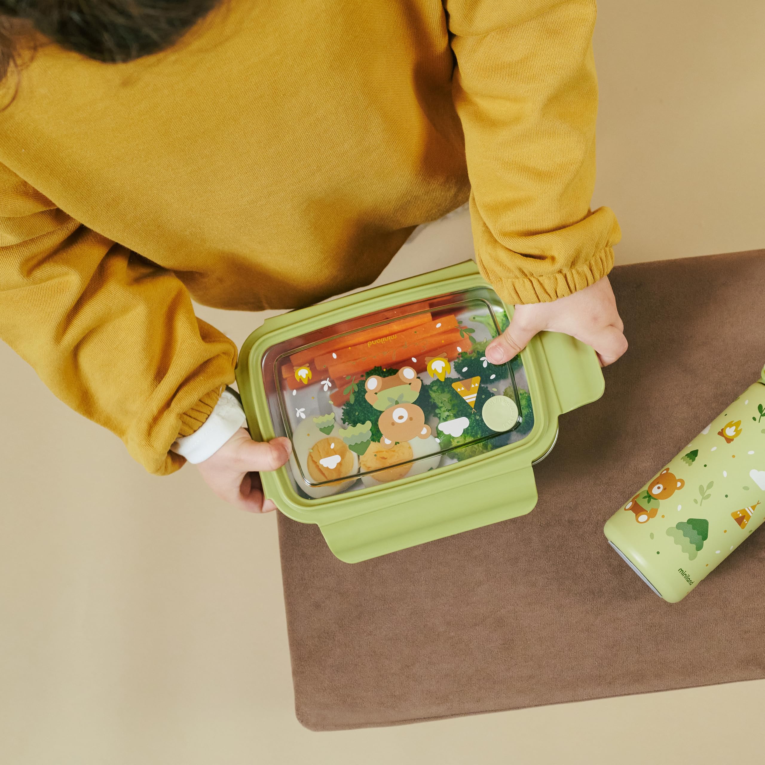 Miniland Nutrition Steel Lunchbox Explorer 800 ml Edelstahl
