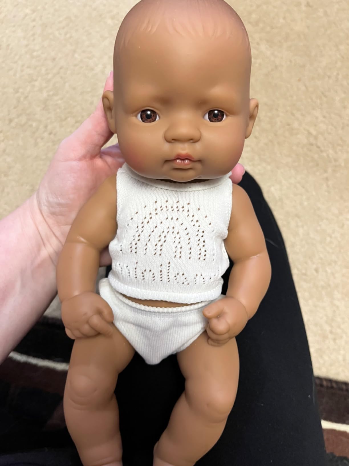 Miniland Dolls Babypuppe Junge 32 cm lateinamerikanisch Vinyl
