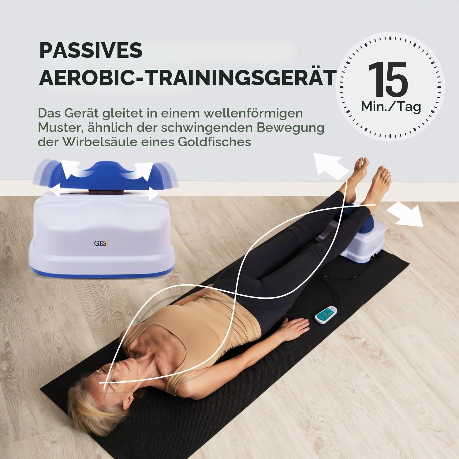 GESS Healthy Spine Swing Massagegerät GESS-080 weiß