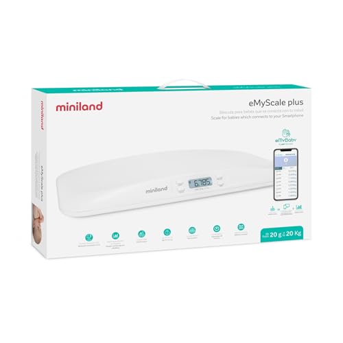 Miniland eMyScale Plus Babywaage bis 22 kg mit App