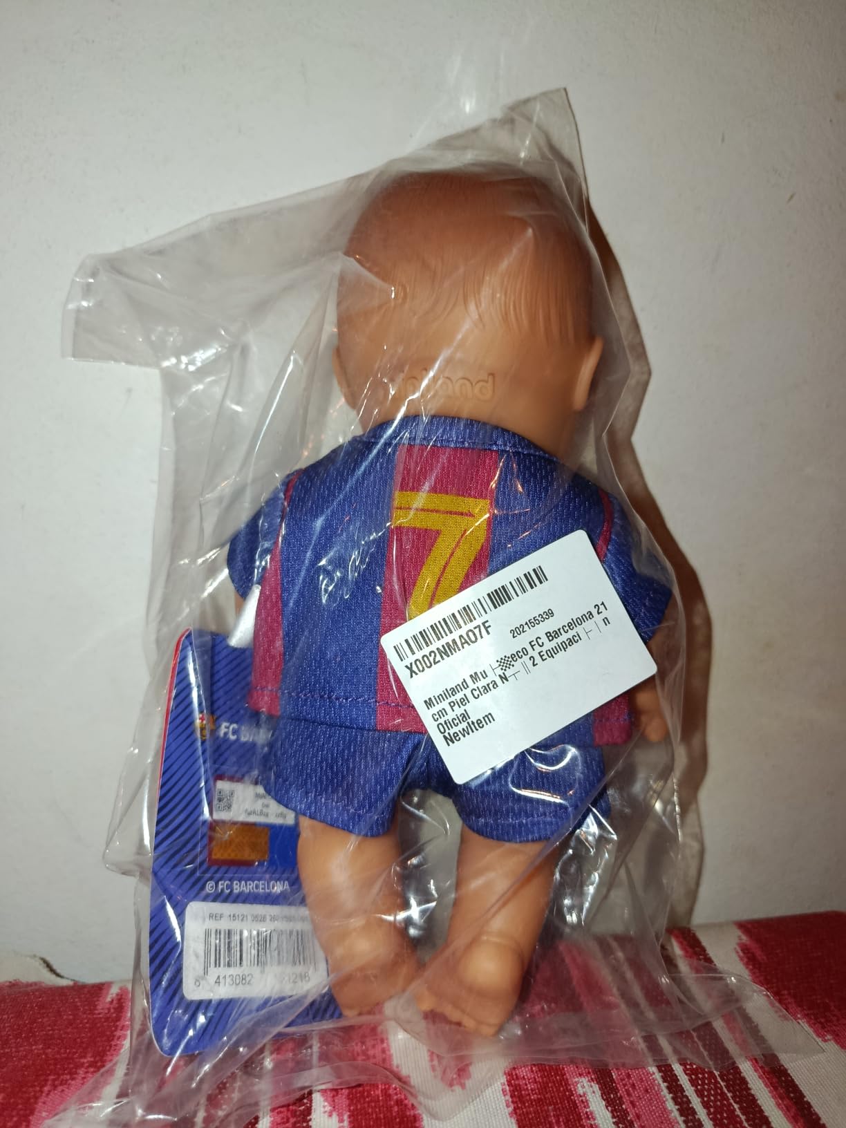 Miniland FC Barcelona Puppe Dunkel 21cm Nr.2