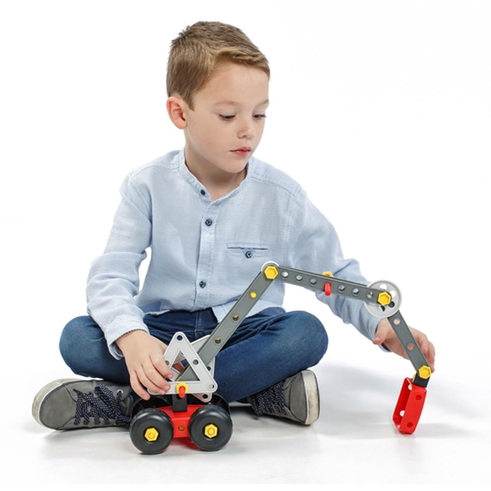 Miniland Mecaniko Baukasten 191 Teile Bauanleitung Kunststoff