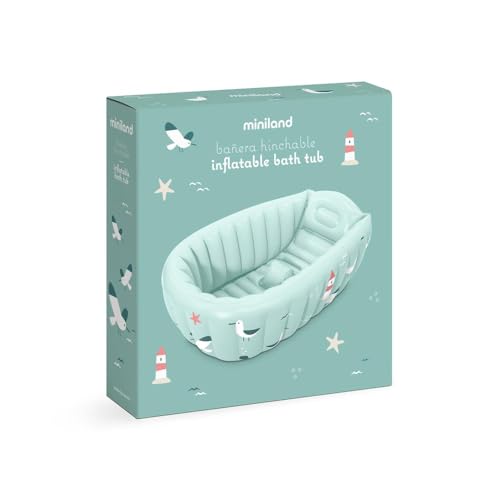 Miniland Care Lighthouse Babybadewanne aufblasbar 6-24 Monate