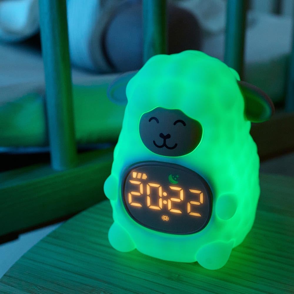 Miniland Time to Sleep Nachtlicht Baby Schlaftrainer RGB Wecker