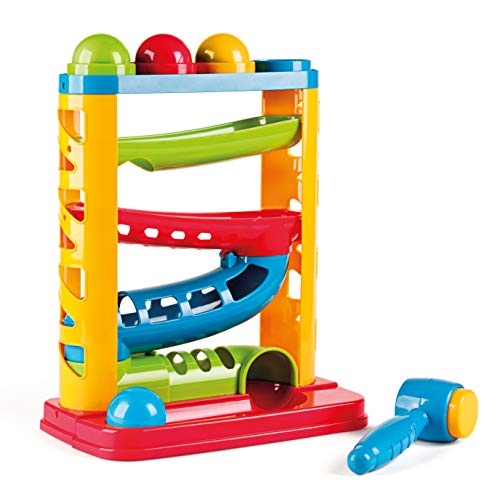 Miniland 97282 Toboggan Ball Kugelbahn Hammerspiel Kugeln