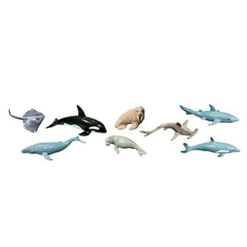 Miniland Animals figures Meerestiere 8 Figuren BPA-frei Dose