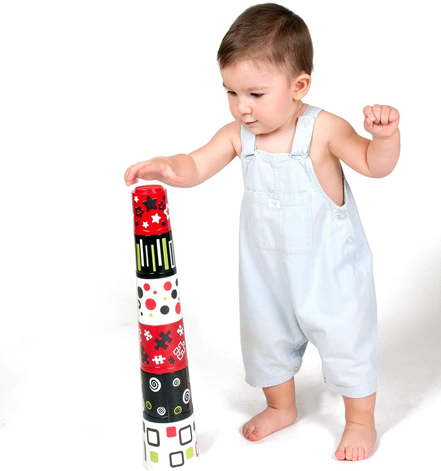 Miniland First Senses Cups Stapelbecher Baby 6 Stück