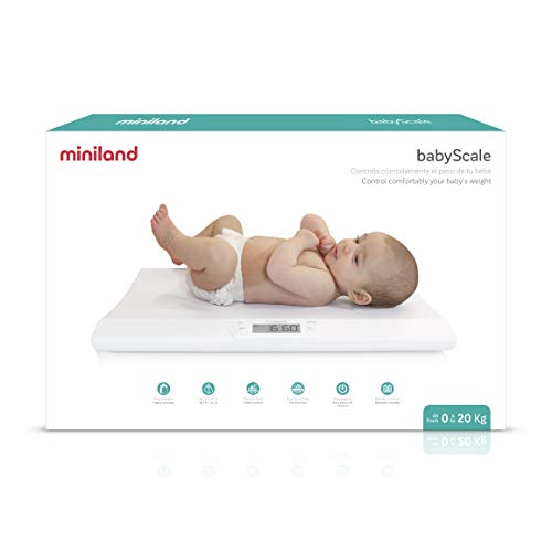 Miniland Babyscale Babywaage digital bis 20 kg mit Hold