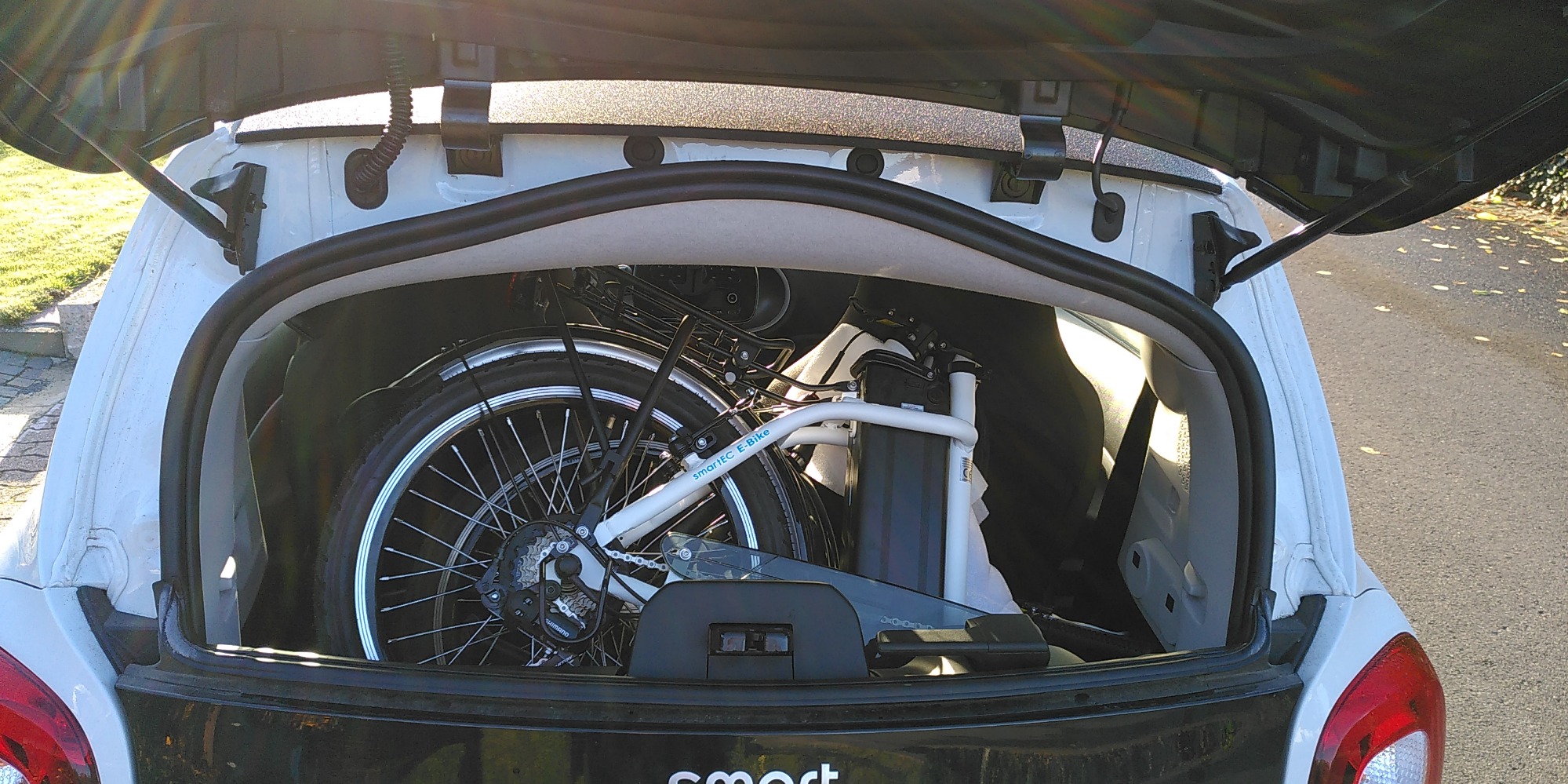 smartEC Camp-20D E-Klapprad 20 Zoll 250W Schwarz 100 km