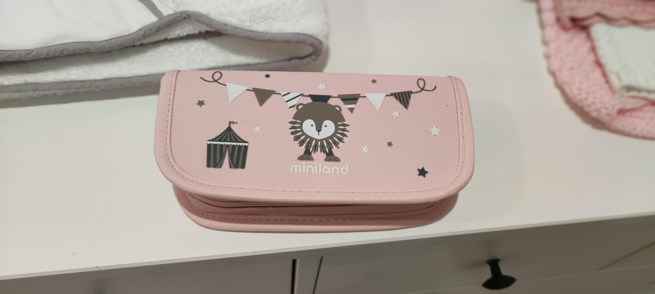 Miniland Baby Kit Dreamland Pflegeset Bear 6-teilig Tasche