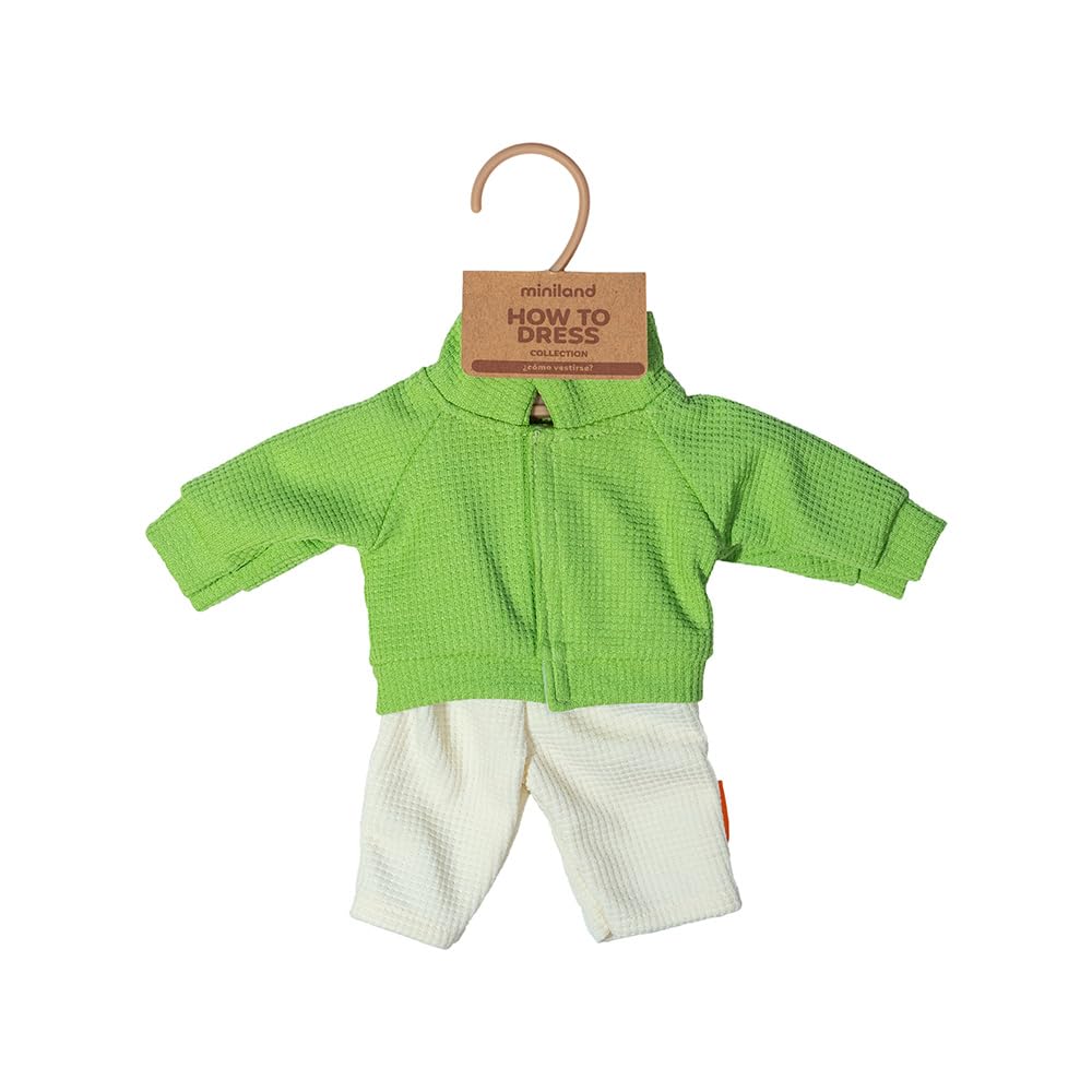 Miniland Puppenkleidung 32 cm Übergangsjacke Hose Set