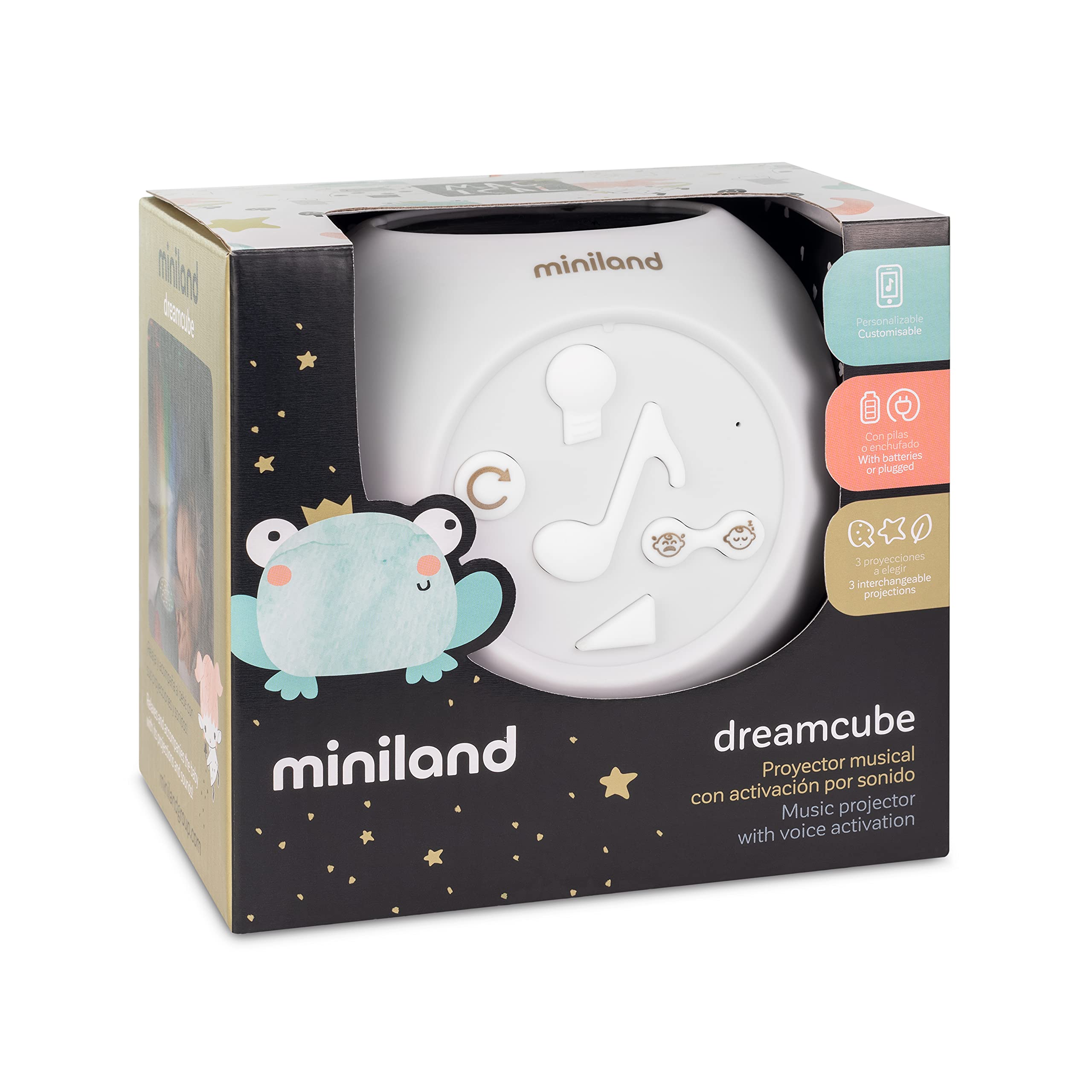 Miniland Dreamcube Magical Nachtlicht Projektor mehrfarbig