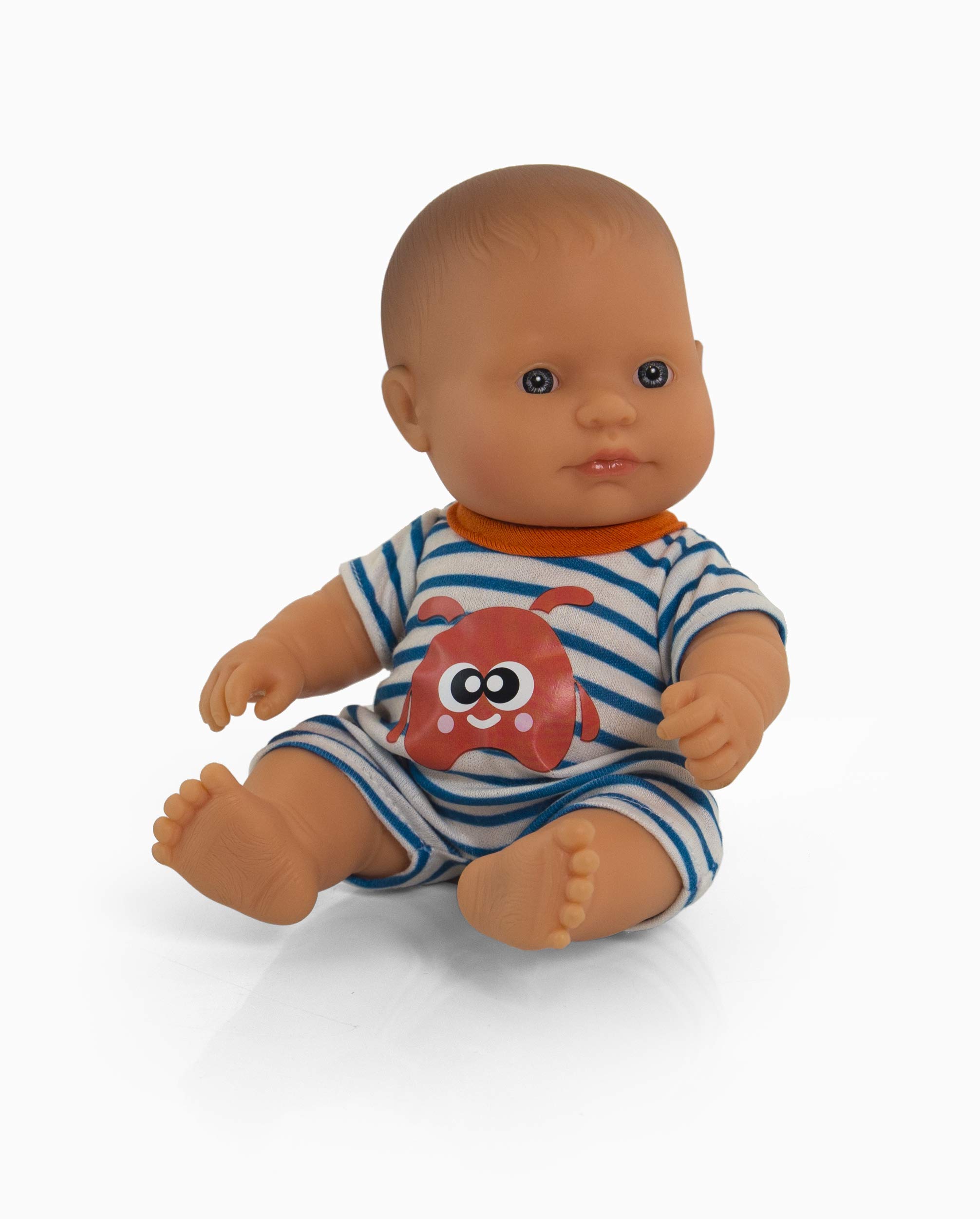 Miniland Puppenkleidung 21cm Blaues Pyjama Schlafmütze