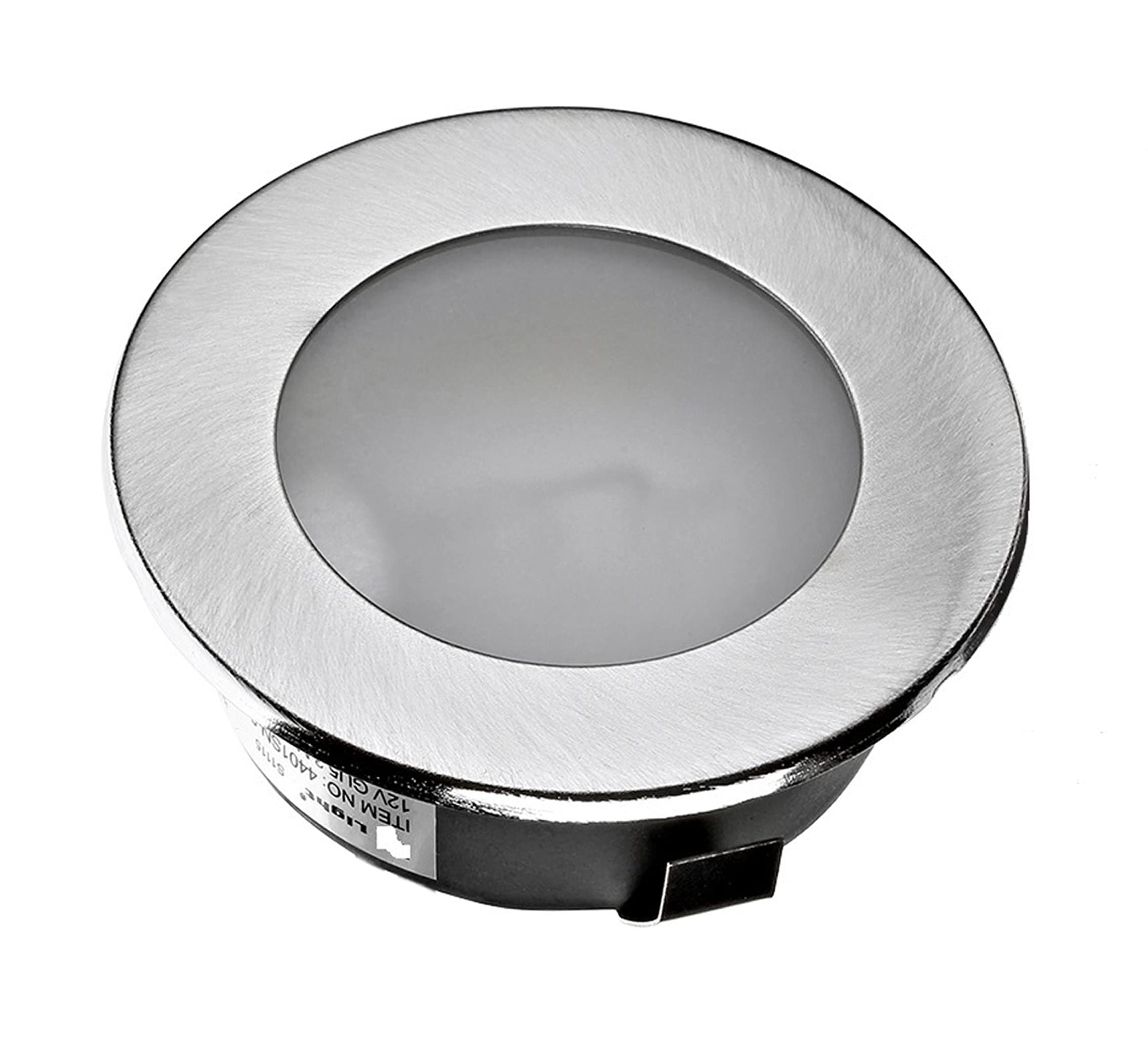feinlux LED Einbauleuchte G4 12V 57mm Edelstahl gebürstet