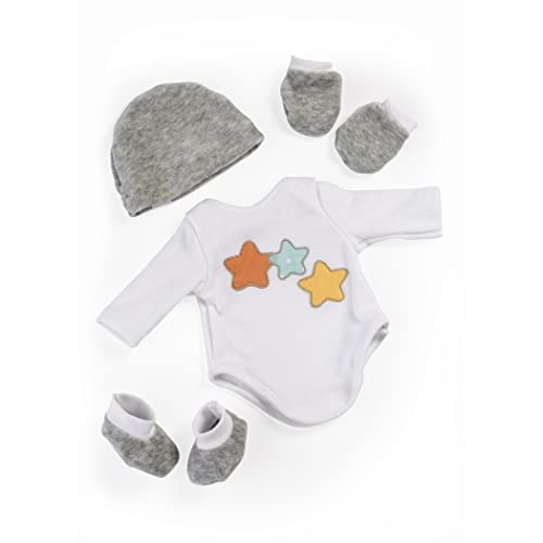 Miniland Babyausstattung Geschenkset 38-40cm Puppenkleidung Body