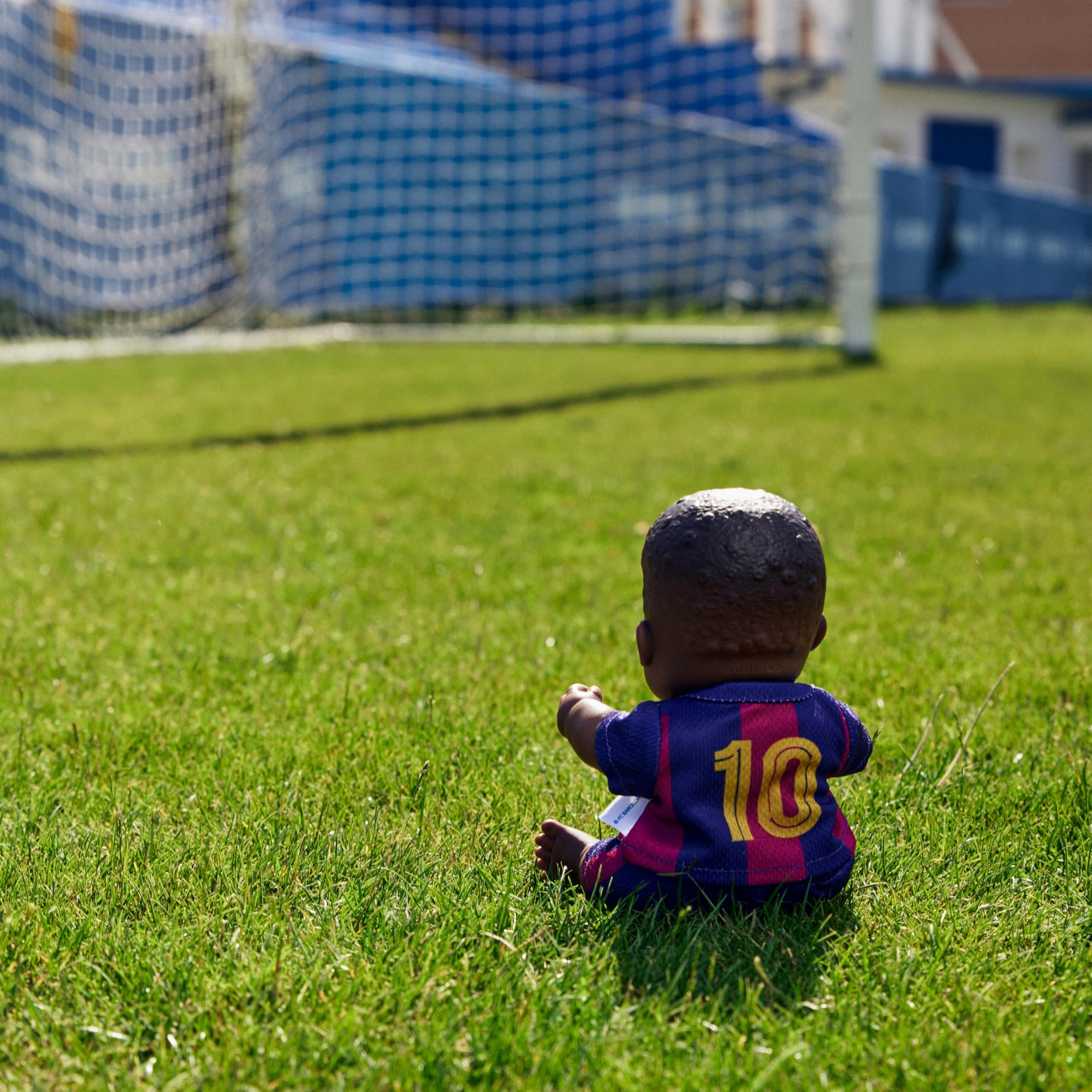 Miniland FC Barcelona Puppe 21 cm Afrikanisch blaugrana Trikot