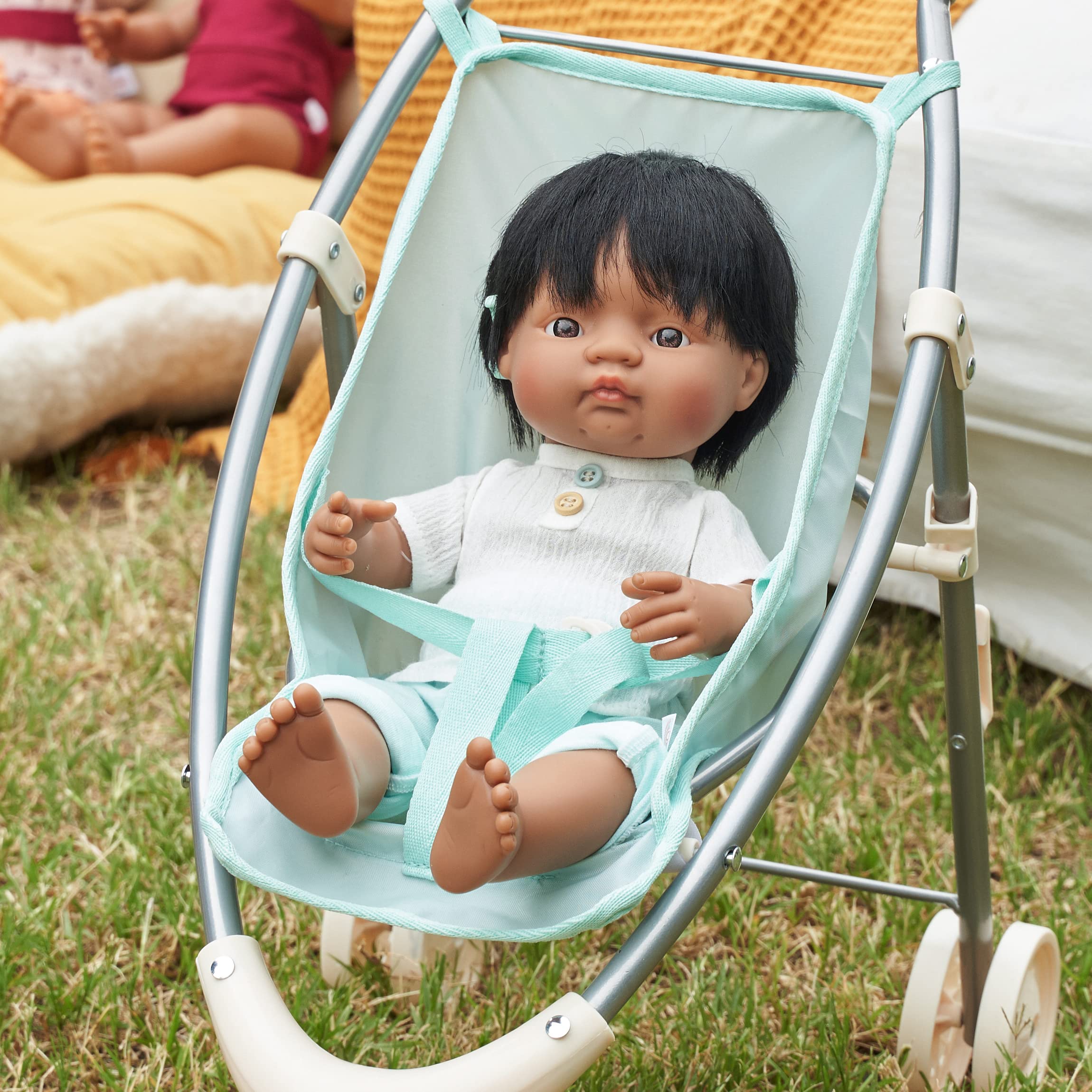 Miniland Babypuppe Junge 38 cm Südamerika mit Hörgerät