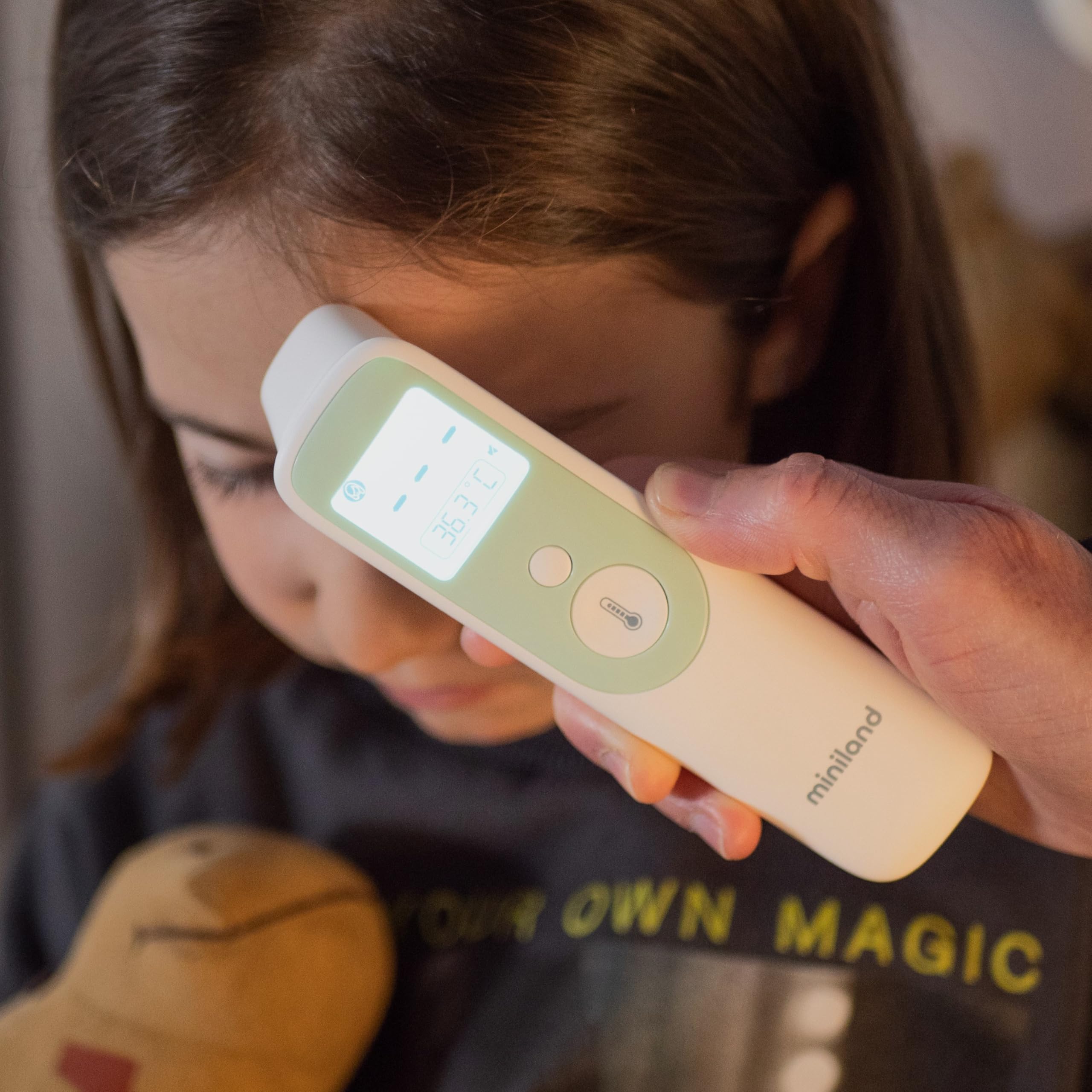 Miniland Thermosense Plus Fieberthermometer Stirn Ohr 1 Sekunde