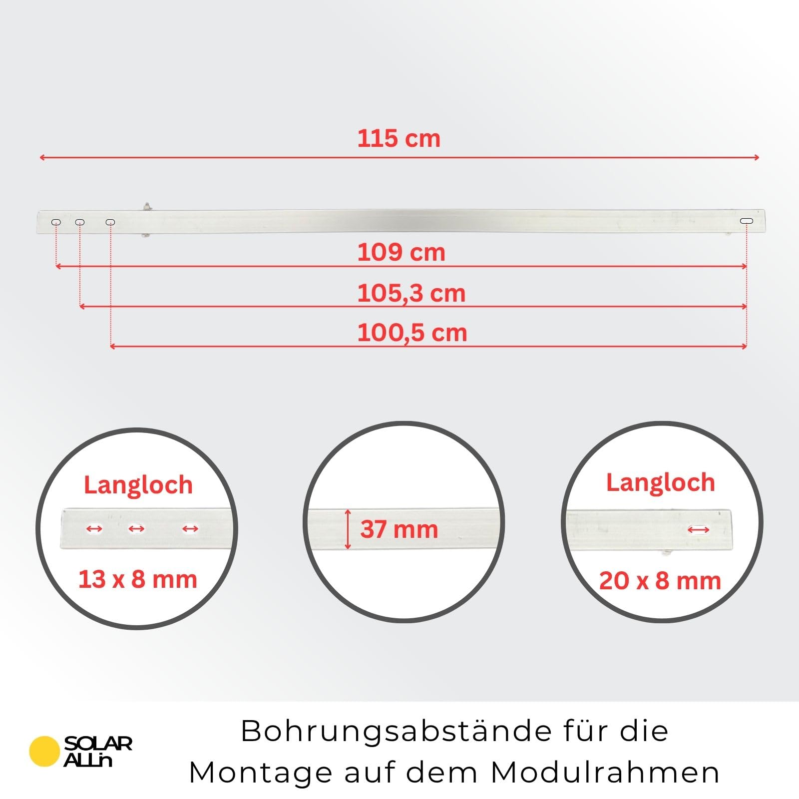 smartEC SOLAR ALLin Montageset Solar Balkonkraftwerk