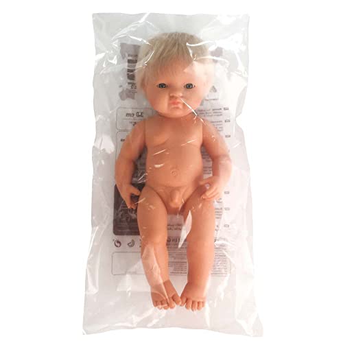 Miniland Babypuppe 38cm europäisch Mädchen mit Hörgerät Vanilleduft