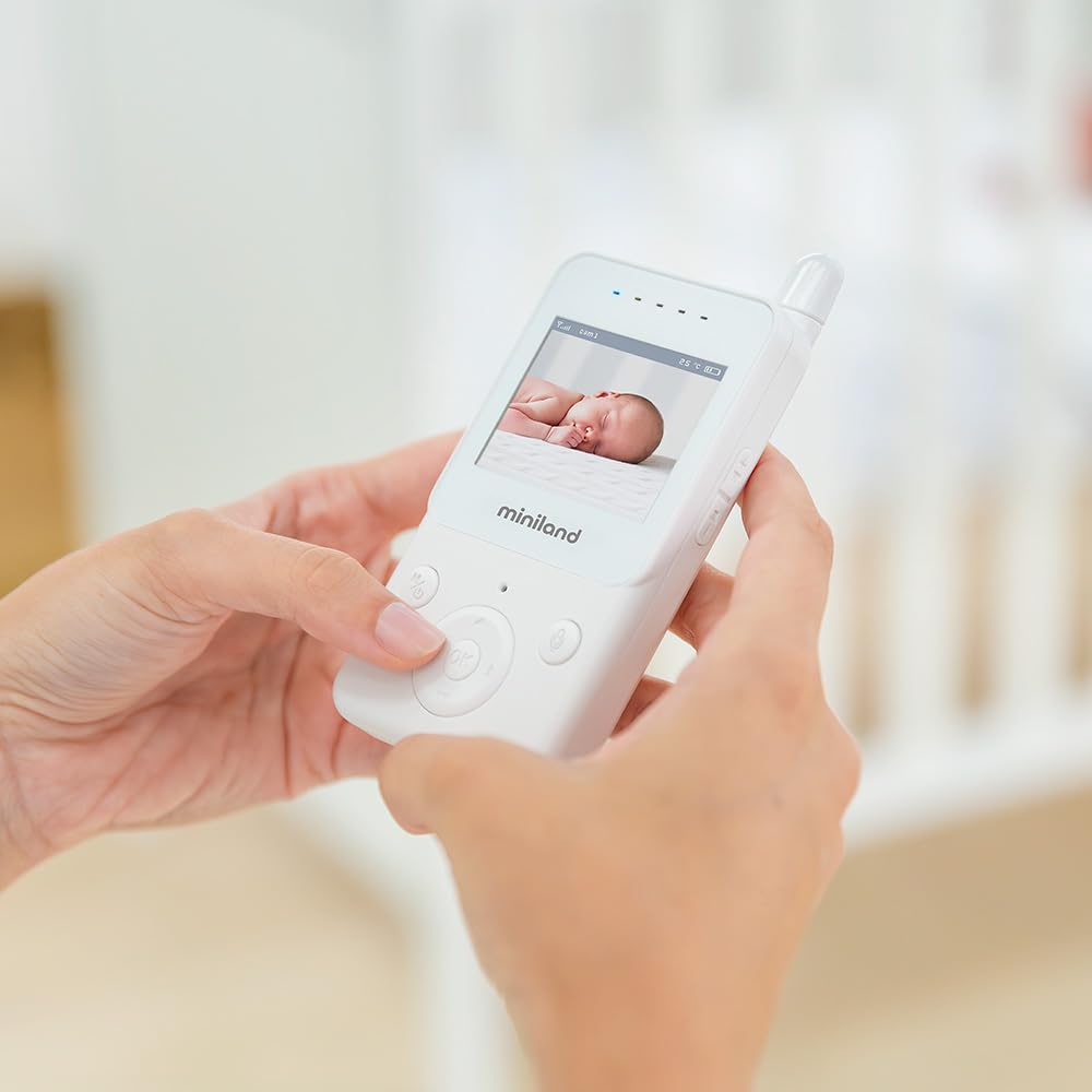 Miniland Digimonitor 2,4 Babyphone mit Kamera Nachtsicht