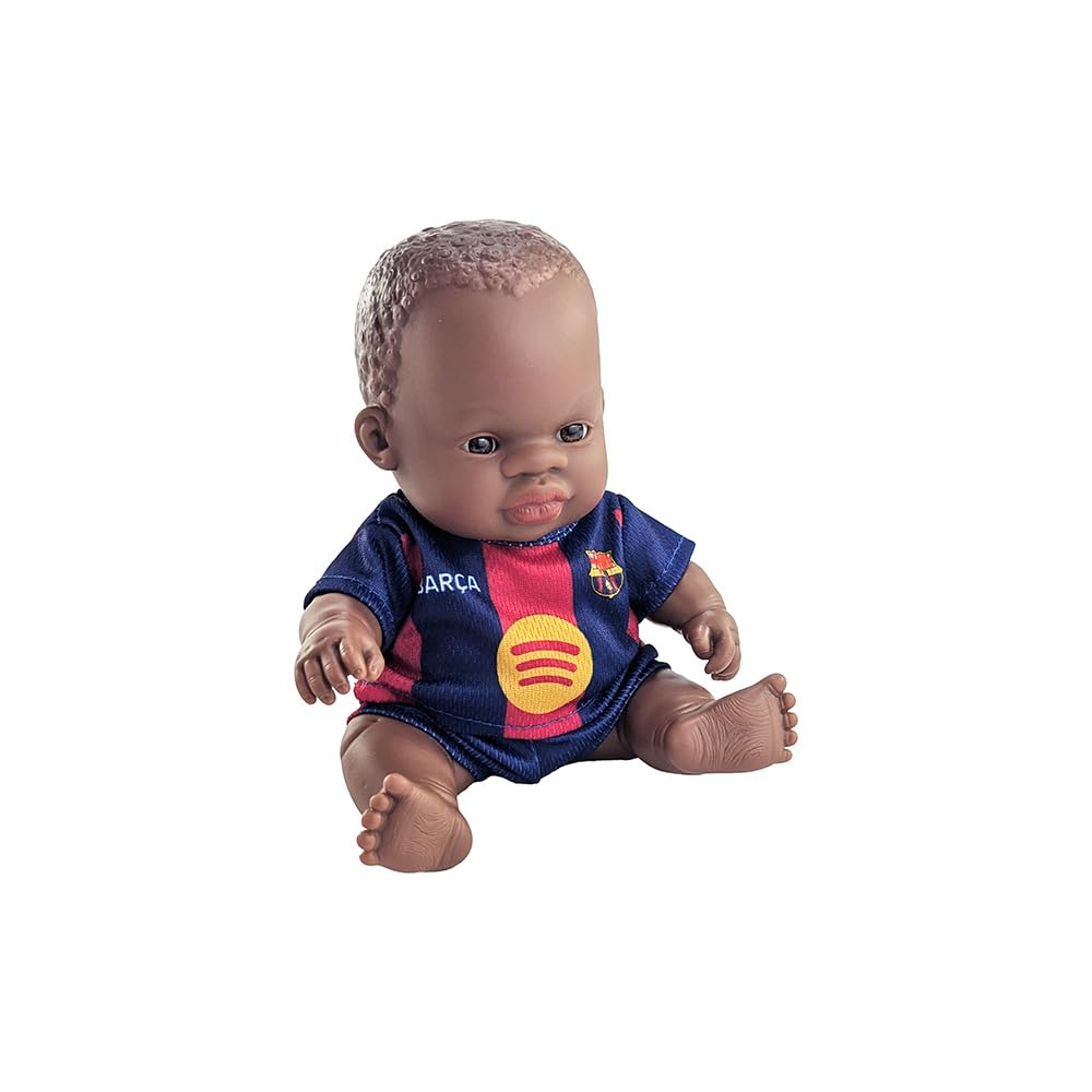Miniland Dolls FC Barcelona Puppe 21 cm Afrikanisch weiblich