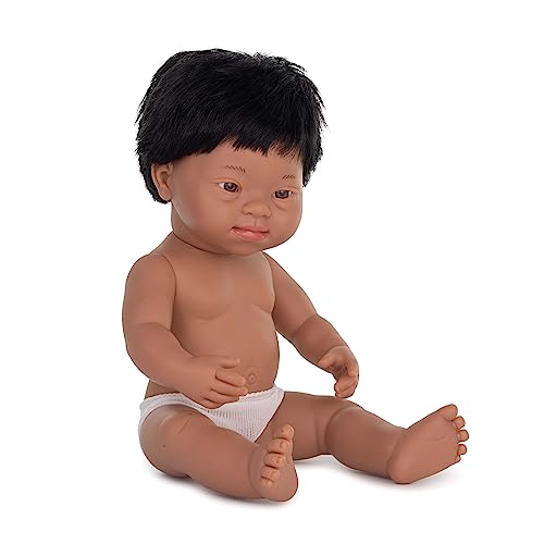 Miniland Dolls Babypuppe Junge 38cm Down Syndrom Lateinamerika