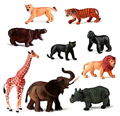 Miniland Animals Wildtiere Spielfiguren 9-teilig 25119 Dose