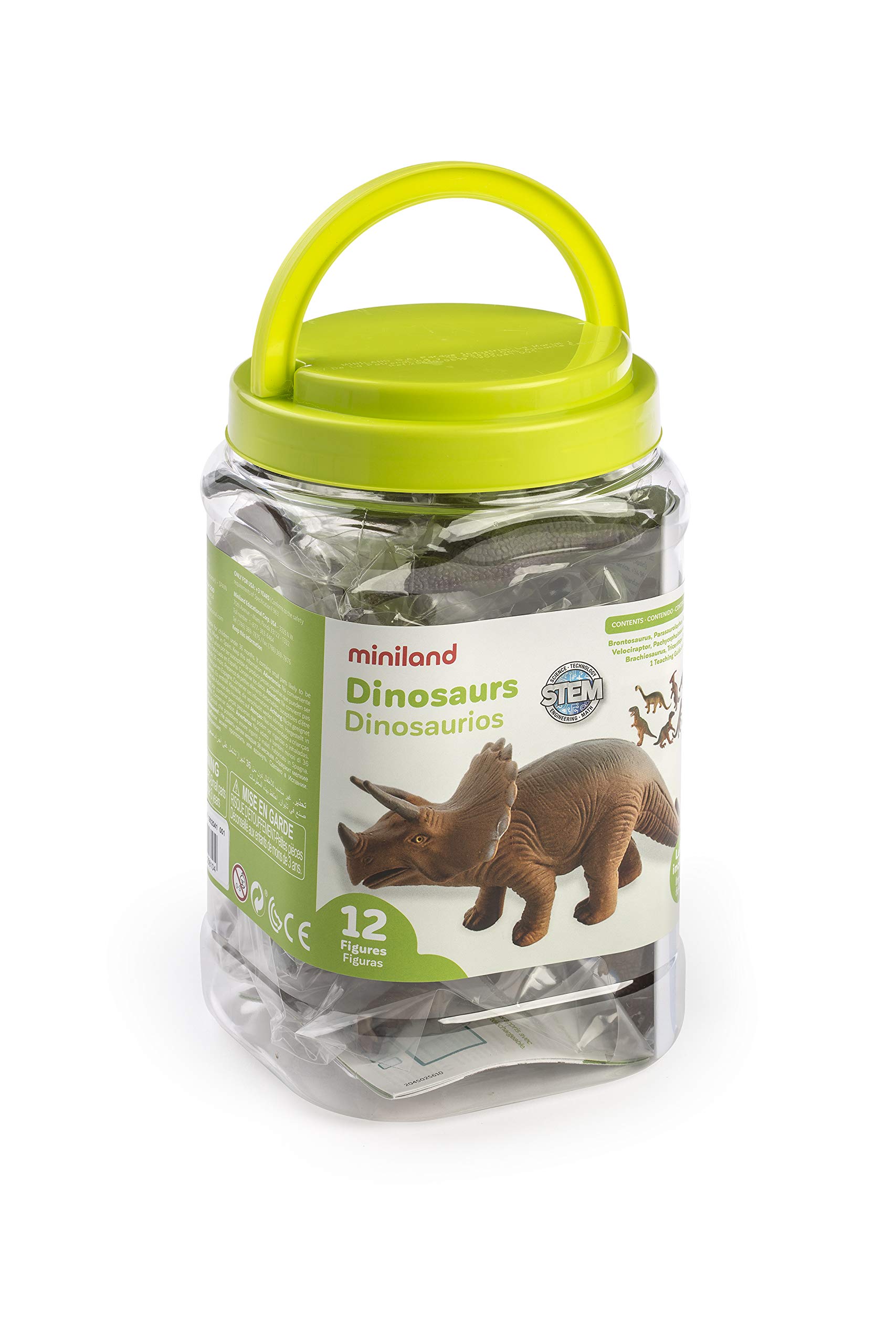 Miniland Animals Dinosaurier 25610 12 Figuren Box