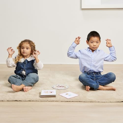 Miniland Spin & Chill Yoga Achtsamkeitsspiel ab 2 Jahre 24 Karten