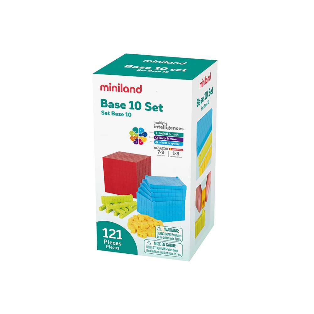 Miniland Basis 10 Rechenset 121 Teile Addition Subtraktion
